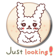 Rabbit shy (English ver) sticker #796065