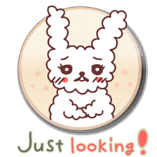 Rabbit shy (English ver) sticker #796065