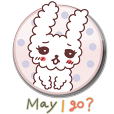 Rabbit shy (English ver) sticker #796071
