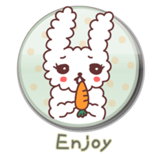 Rabbit shy (English ver) sticker #796077