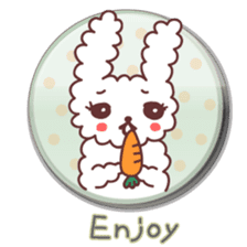 Rabbit shy (English ver) sticker #796077