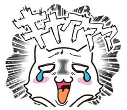 The onomatopoeia cat sticker #796322