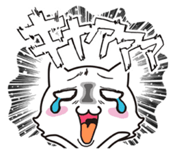 The onomatopoeia cat sticker #796322