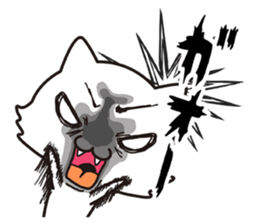 The onomatopoeia cat sticker #796330
