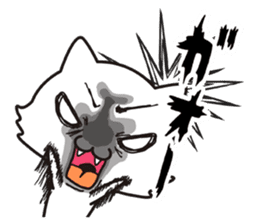 The onomatopoeia cat sticker #796330
