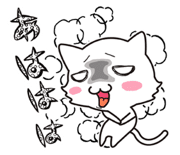 The onomatopoeia cat sticker #796333