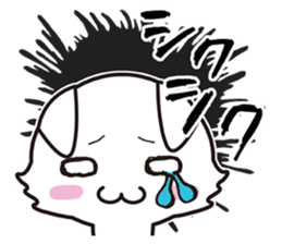 The onomatopoeia cat sticker #796339