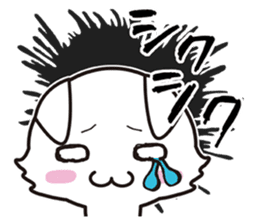 The onomatopoeia cat sticker #796339