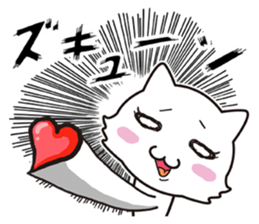 The onomatopoeia cat sticker #796350