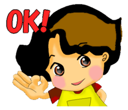 mum's worry.kids live alone ver.English sticker #797320