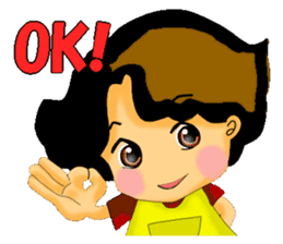 mum's worry.kids live alone ver.English sticker #797320