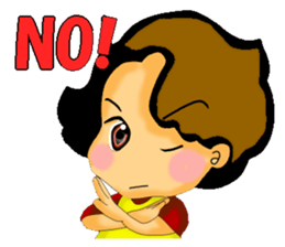 mum's worry.kids live alone ver.English sticker #797321