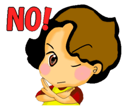 mum's worry.kids live alone ver.English sticker #797321