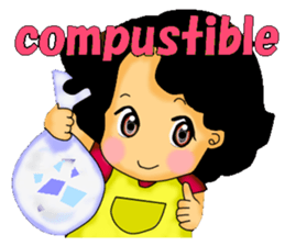 mum's worry.kids live alone ver.English sticker #797323