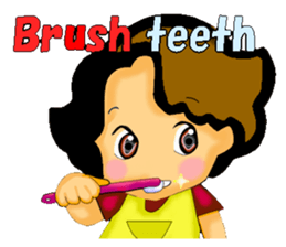 mum's worry.kids live alone ver.English sticker #797328