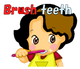 mum's worry.kids live alone ver.English sticker #797328