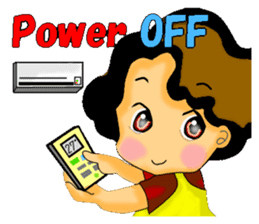 mum's worry.kids live alone ver.English sticker #797329