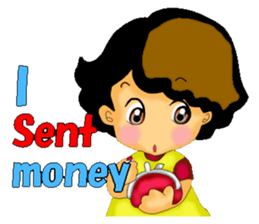 mum's worry.kids live alone ver.English sticker #797332