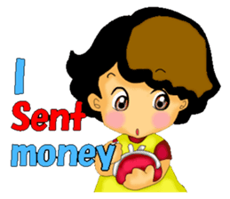 mum's worry.kids live alone ver.English sticker #797332