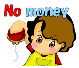 mum's worry.kids live alone ver.English sticker #797334