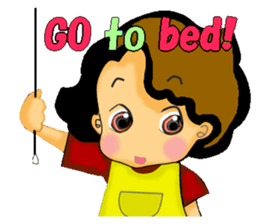 mum's worry.kids live alone ver.English sticker #797339