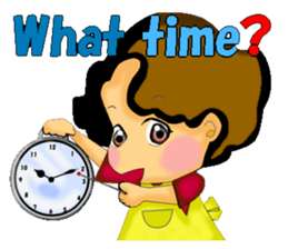 mum's worry.kids live alone ver.English sticker #797340