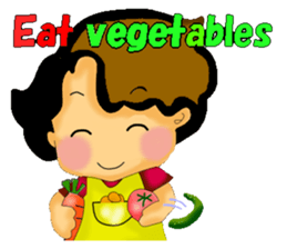 mum's worry.kids live alone ver.English sticker #797341