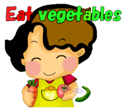 mum's worry.kids live alone ver.English sticker #797341