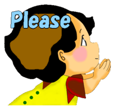 mum's worry.kids live alone ver.English sticker #797343