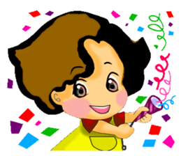 mum's worry.kids live alone ver.English sticker #797348