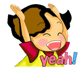 mum's worry.kids live alone ver.English sticker #797349