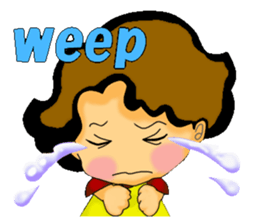 mum's worry.kids live alone ver.English sticker #797350