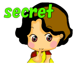 mum's worry.kids live alone ver.English sticker #797351