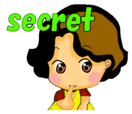 mum's worry.kids live alone ver.English sticker #797351