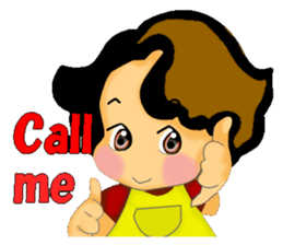 mum's worry.kids live alone ver.English sticker #797353