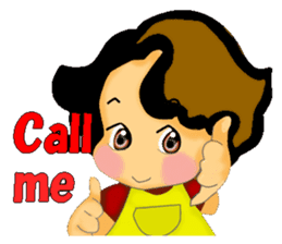 mum's worry.kids live alone ver.English sticker #797353