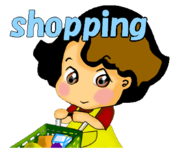 mum's worry.kids live alone ver.English sticker #797356