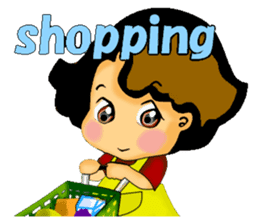 mum's worry.kids live alone ver.English sticker #797356