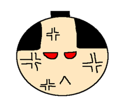 The pretty samurai sticker #798191