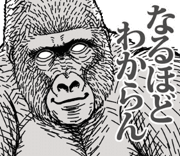 Gorilla gorilla gorilla 7 sticker #798348