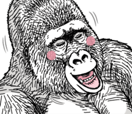 Gorilla gorilla gorilla 7 sticker #798353