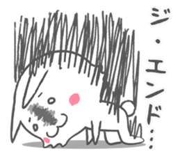 painful cat, bear, and rabbit story sticker #798410