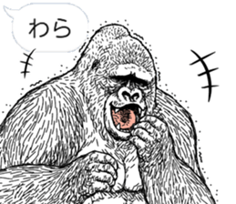 Gorilla gorilla gorilla 5 sticker #798889