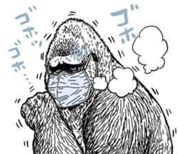 Gorilla gorilla gorilla 5 sticker #798892