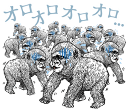 Gorilla gorilla gorilla 5 sticker #798893