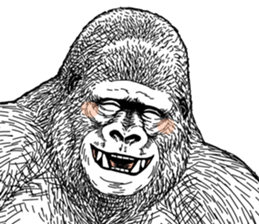 Gorilla gorilla gorilla 5 sticker #798912