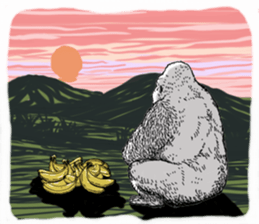 Gorilla gorilla gorilla 5 sticker #798918
