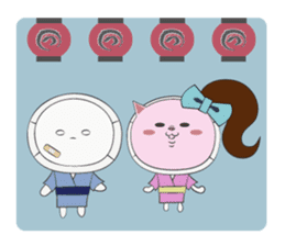 Trutte-kun & Trutte-chan Summer Vacation sticker #799371
