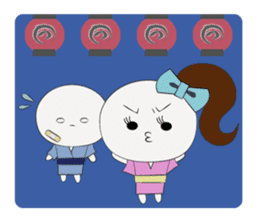 Trutte-kun & Trutte-chan Summer Vacation sticker #799376