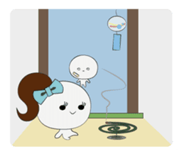 Trutte-kun & Trutte-chan Summer Vacation sticker #799381